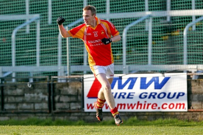 Tom King celebrates scoring his side's second goal