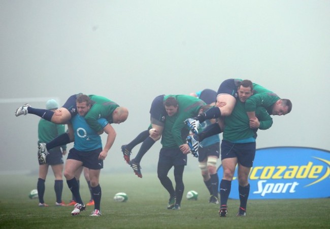 Mike Ross and Cian Healy