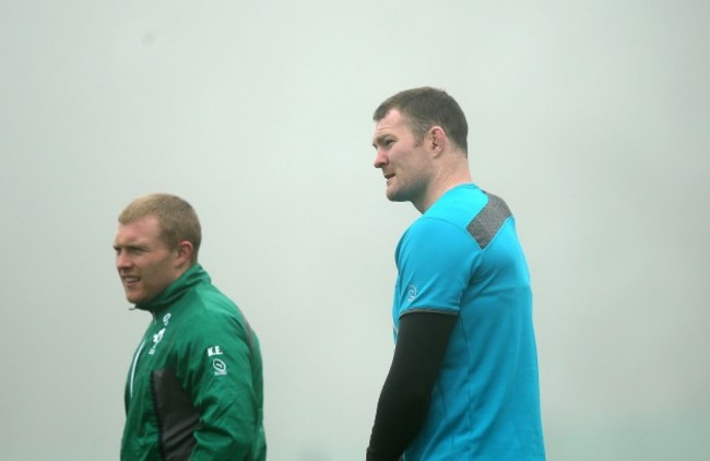 Keith Earls and Donnacha Ryan