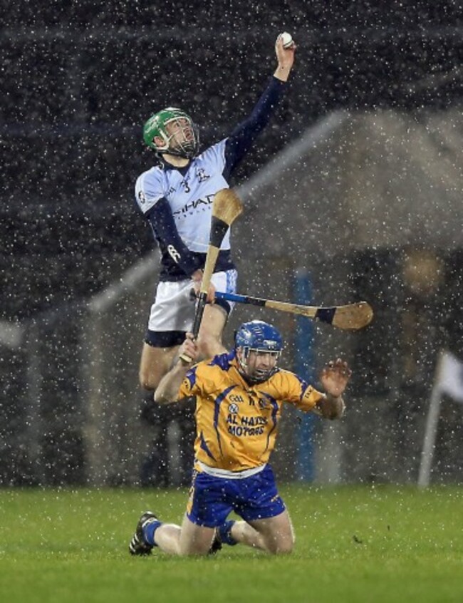 Cathal King with Damien Hayes