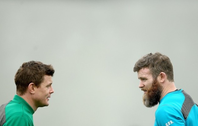 Brian O'Driscoll and Gordon D'Arcy