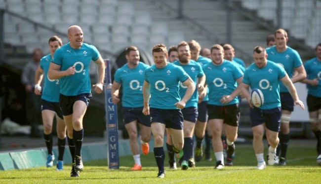 Brian O'Driscoll and Paul O'Connell lead the team