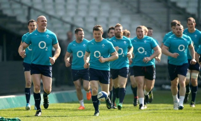 Brian O'Driscoll and Paul O'Connell lead the team