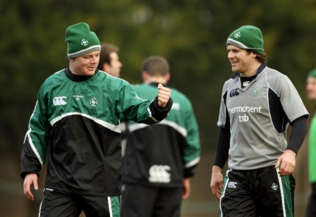 Brian O'Driscoll and Gordon D'Arcy 29/1/2006