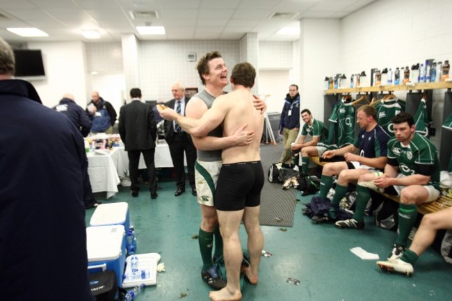 Brian O'Driscoll and Gordon D'Arcy