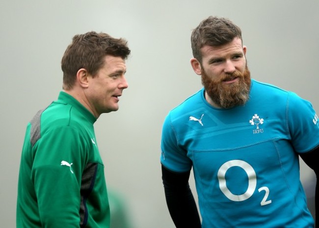 Brian O'Driscoll and Gordon D'Arcy