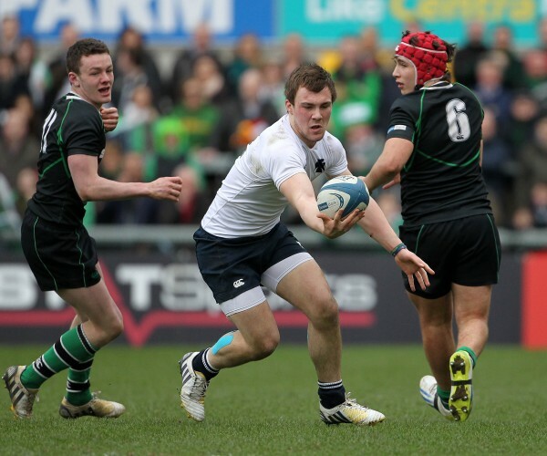 Alastair McIvor intercepts the ball and runs in a try 17/3/2014