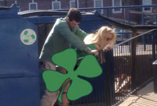 Couple Caught Having Paddy S Day Sex Beside Bins Wanted By