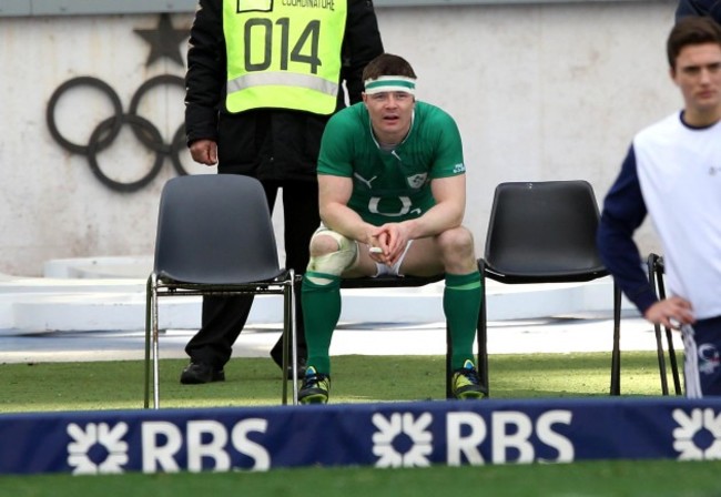 Brian O'Driscoll during his sin binning