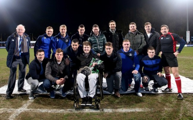 Leinster players and Jack Kavanagh