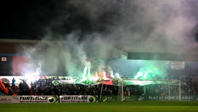 Rovers'  supporters