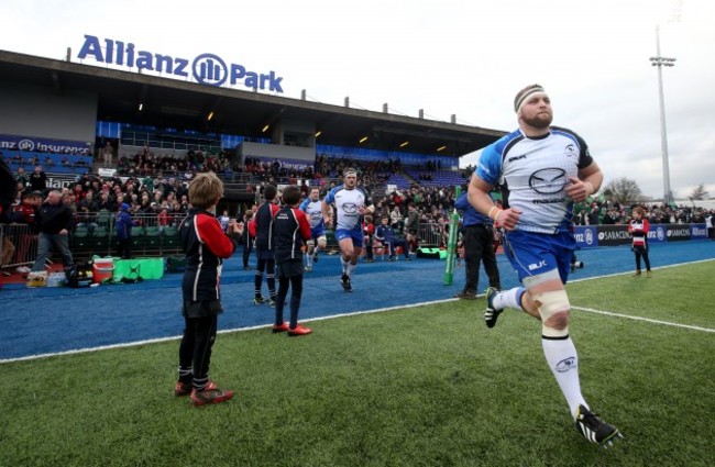 Brett Wilkinson takes to the field