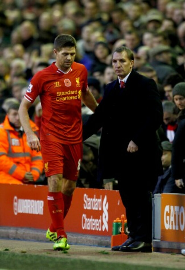 Soccer - Barclays Premier League - Liverpool v Fulham - Anfield