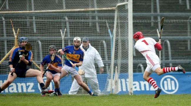 Anthony Nash scores his side's third goal