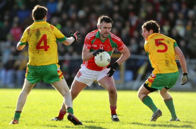 Patrick Mulvihill under pressure