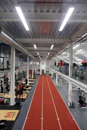 General view of the gym area