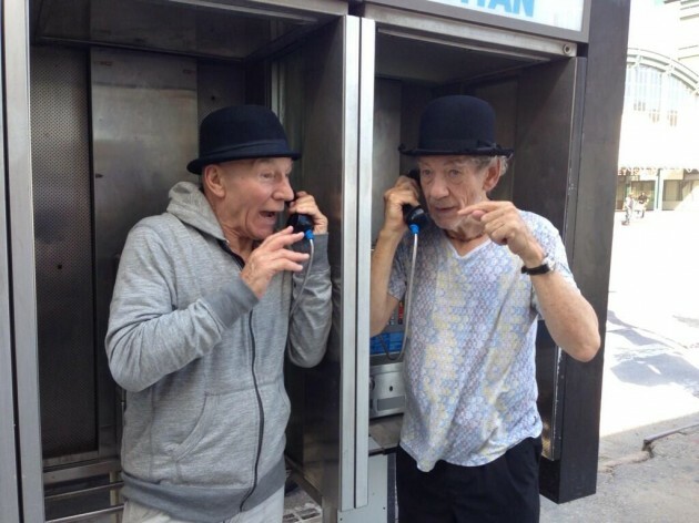 22 Photos Of Patrick Stewart And Ian Mckellen Guaranteed To Make You Smile