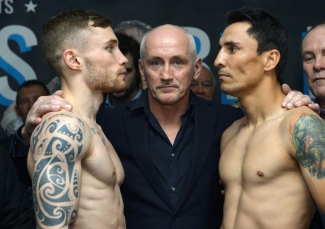 Carl Frampton and Hugo Cazares 3/4/2014