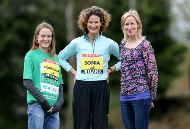 Fionnuala Britton, Sonia OÕSullivan and Catherina McKiernan