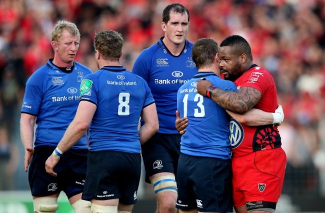 Brian O'Driscoll and Mathieu Bastareaud