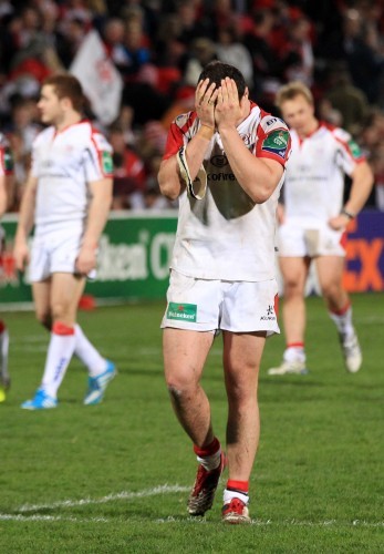 Rob Herring dejected after the game