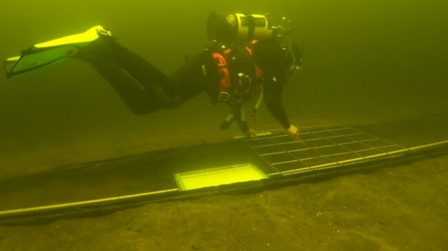 Drawing Annaghkeen Bronze Age Logboat