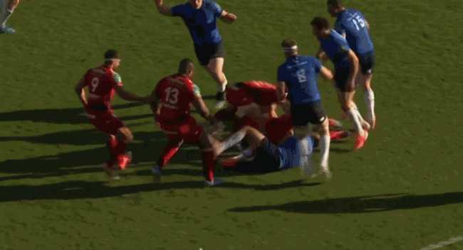 Ruddock Missed Tackle