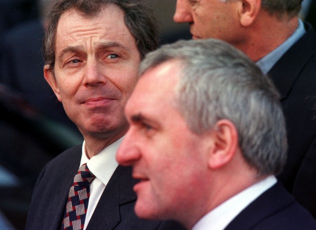 TONY BLAIR GOOD FRIDAY PEACE AGREEMENTS NORTHERN IRELAND TROUBLES CONFLICTS PEACE TALKS PROCESS