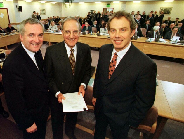TONY BLAIR GOOD FRIDAY PEACE AGREEMENTS NORTHERN IRELAND TROUBLES CONFLICTS PEACE TALKS PROCESS