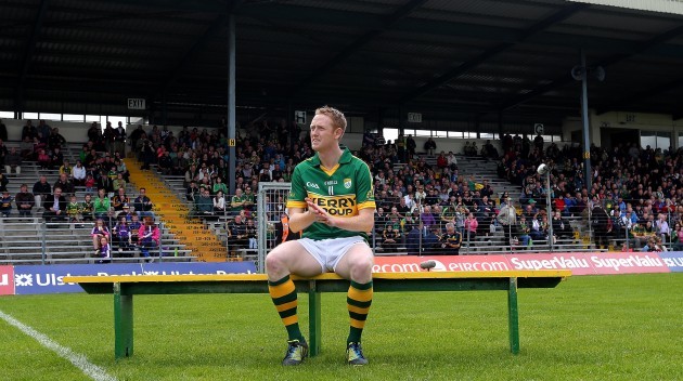 Colm Cooper waits for his team mates
