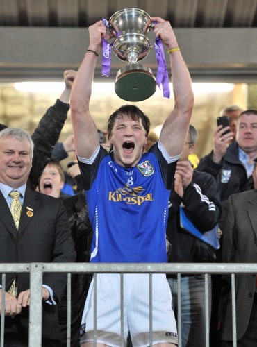 Gearoid McKiernan with the cup 13/4/2011