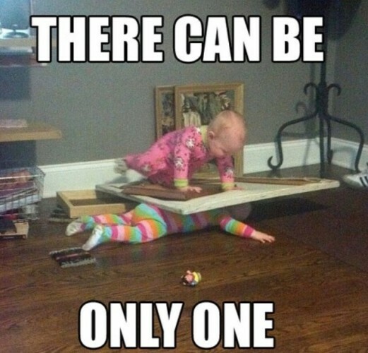 Isn't sibling rivalry adorable? - Imgur