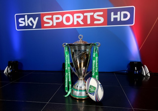 The Heineken Trophy in Sky Sports
