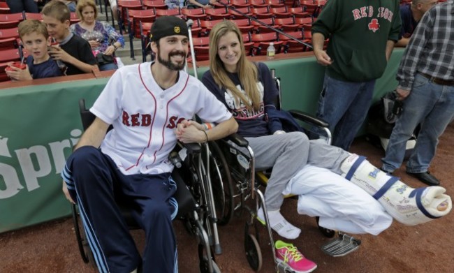 Boston Marathon Upbeat Victim