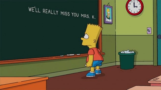 I only just found out. All my feels. RIP Marcia Wallace aka Edna Krabappel. - Imgur