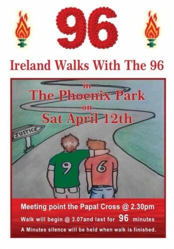 Ireland walks with the 96