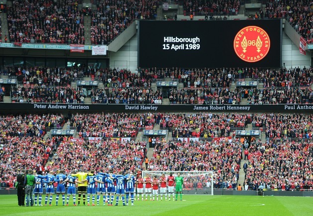 Soccer - FA Cup - Semi Final - Wigan Athletic v Arsenal - Wembley Stadium