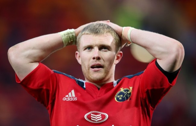 Keith Earls dejected