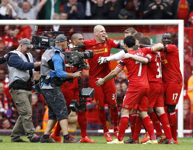 Soccer - Barclays Premier League - Liverpool v Manchester City - Anfield