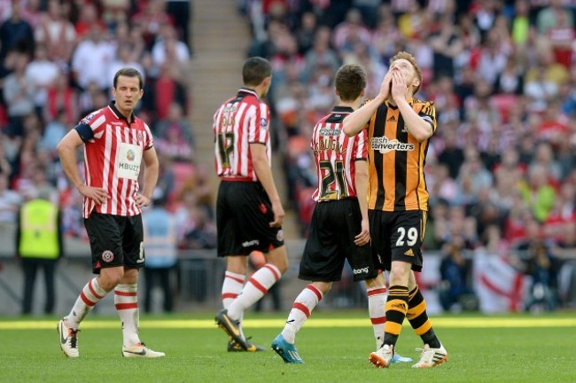 Soccer - FA Cup - Semi Final - Hull City v Sheffield United - Wembley Stadium