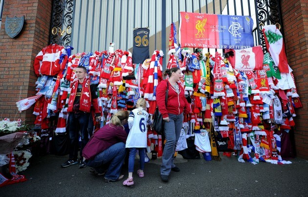 Soccer - Hillsborough 25th Anniversary Memorial Service - Anfield