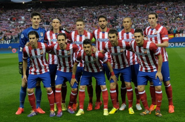 Soccer - UEFA Champions League - Quarter Final - Second Leg - Atletico Madrid v Barcelona - Vicente Calderon Stadium