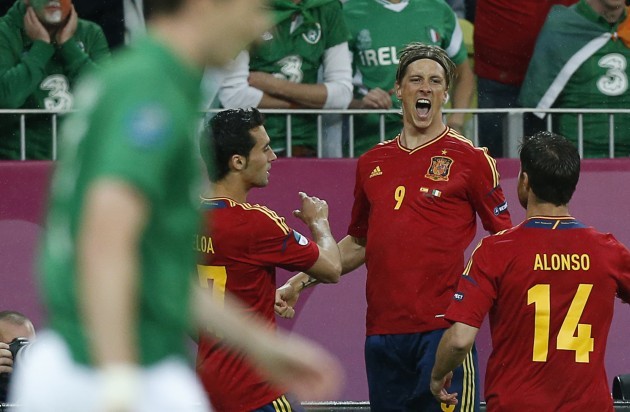 Soccer Euro 2012 Spain Ireland