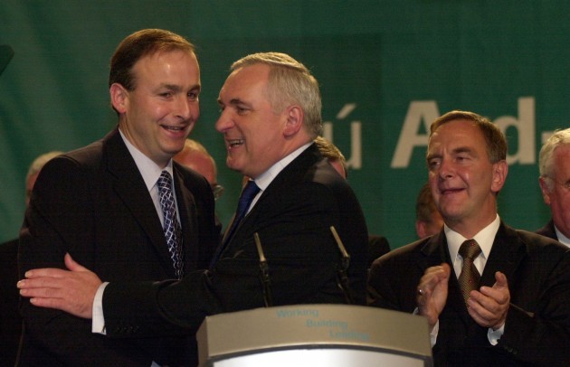 File Photo Former Taoiseach Bertie Ahern has criticised Fianna Fail leader Micheal Martin, stating he doesn't think much of him.