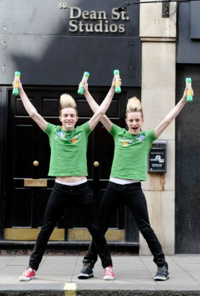 Jedward record new Shake n' Vac jingle - London