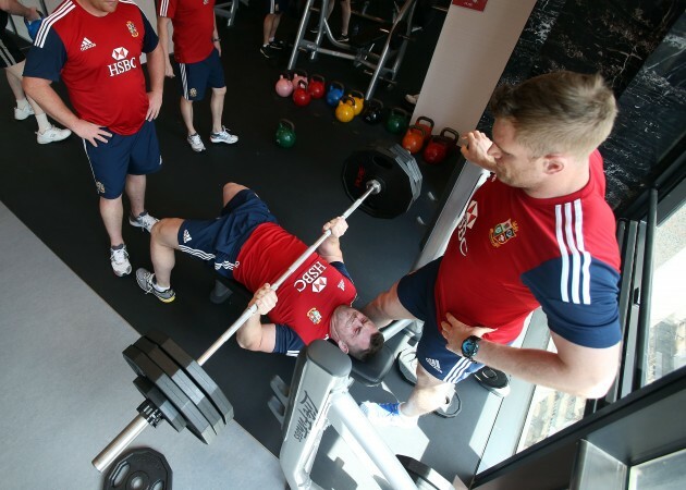 Cian Healy and Jamie Heaslip