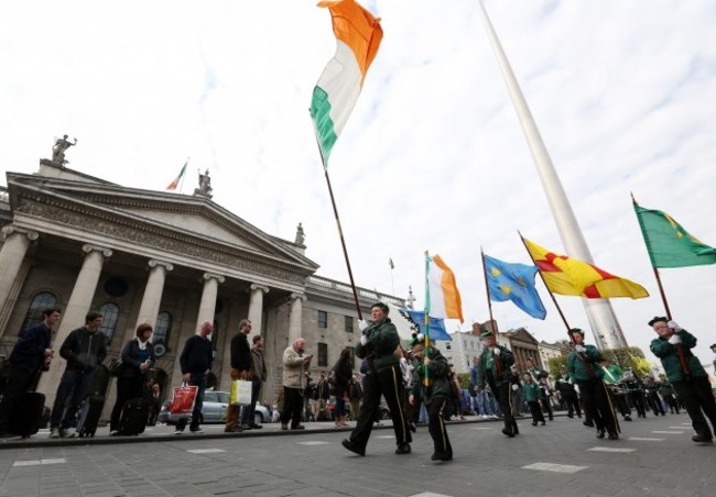 Republican Sinn Fein Easter Parade. Pi