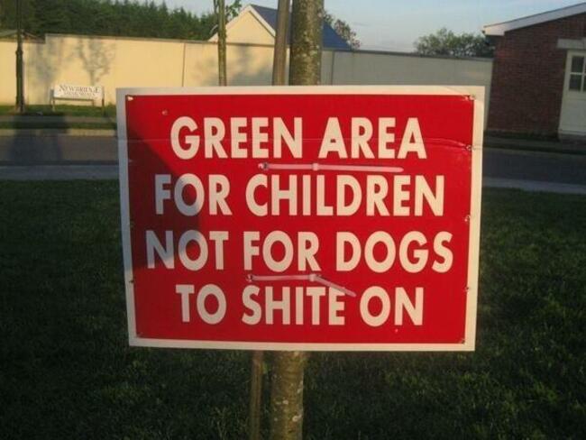 A sign in a Park in Bray, Co Wicklow, Ireland - Imgur