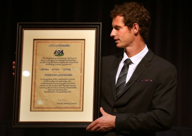 Andy Murray honoured