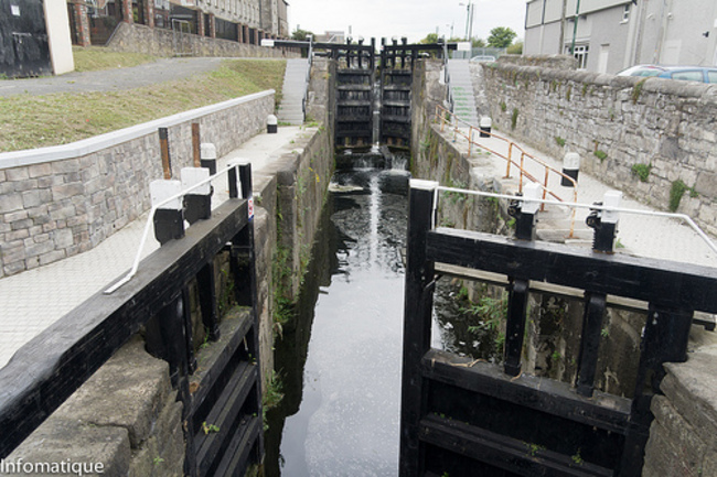 Cross Guns Bridge Area Of Dublin.